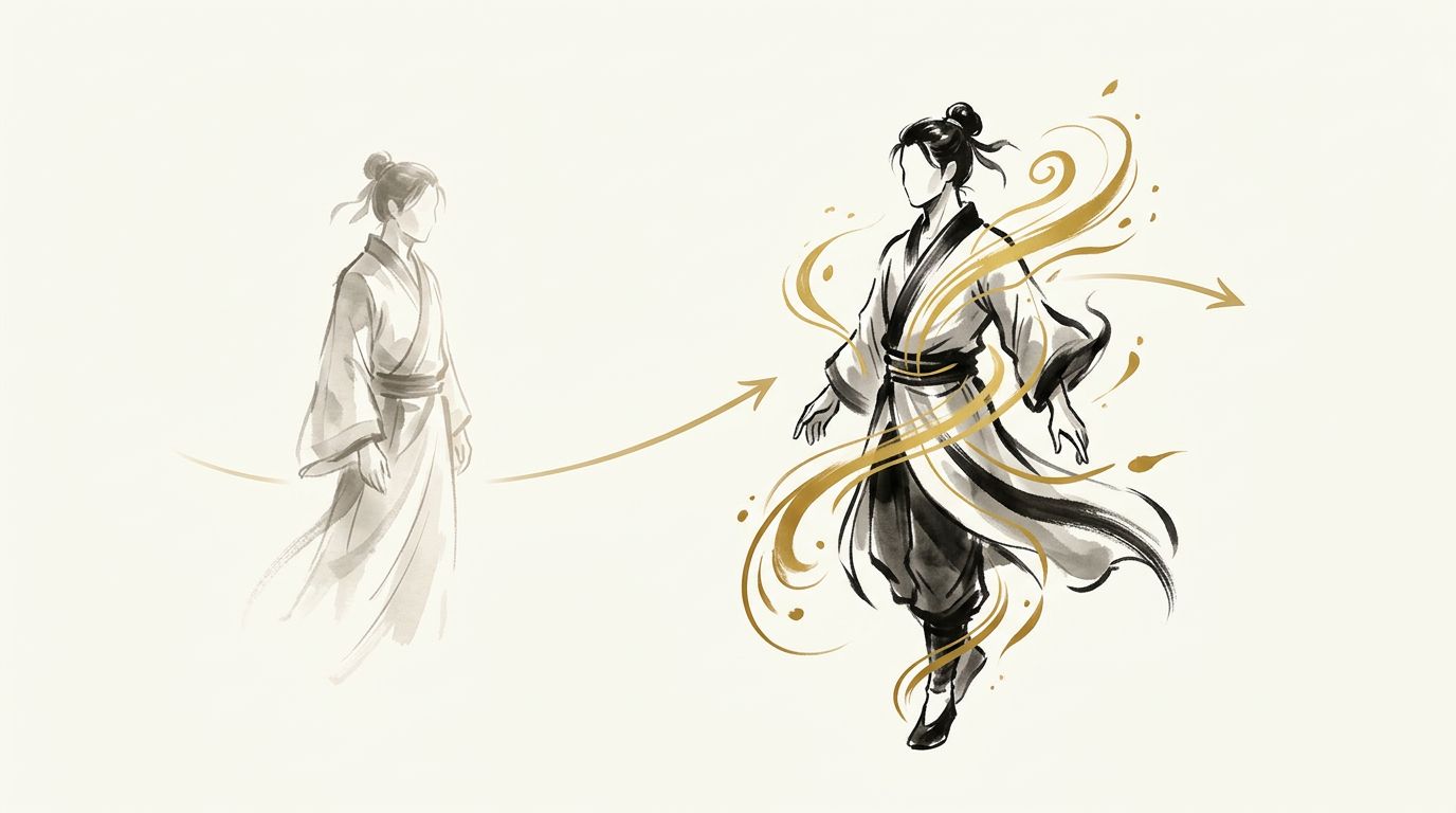 Cellular rejuvenation before and after illustration showing NAD+ energy transformation