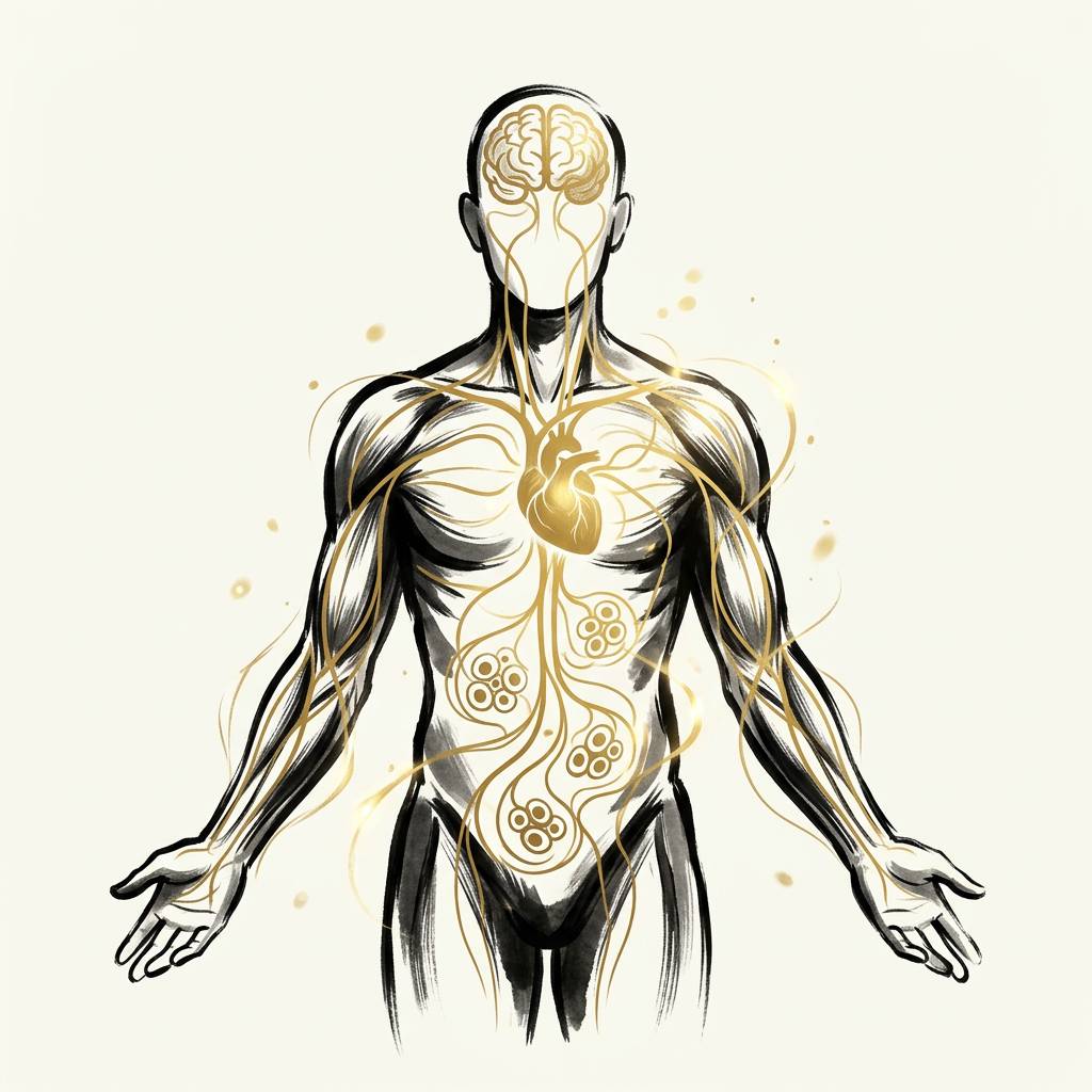 NMN supplement benefits illustrated with human body systems